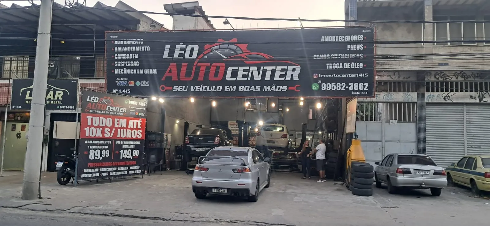 Léo Auto Center em Ação - Oficina